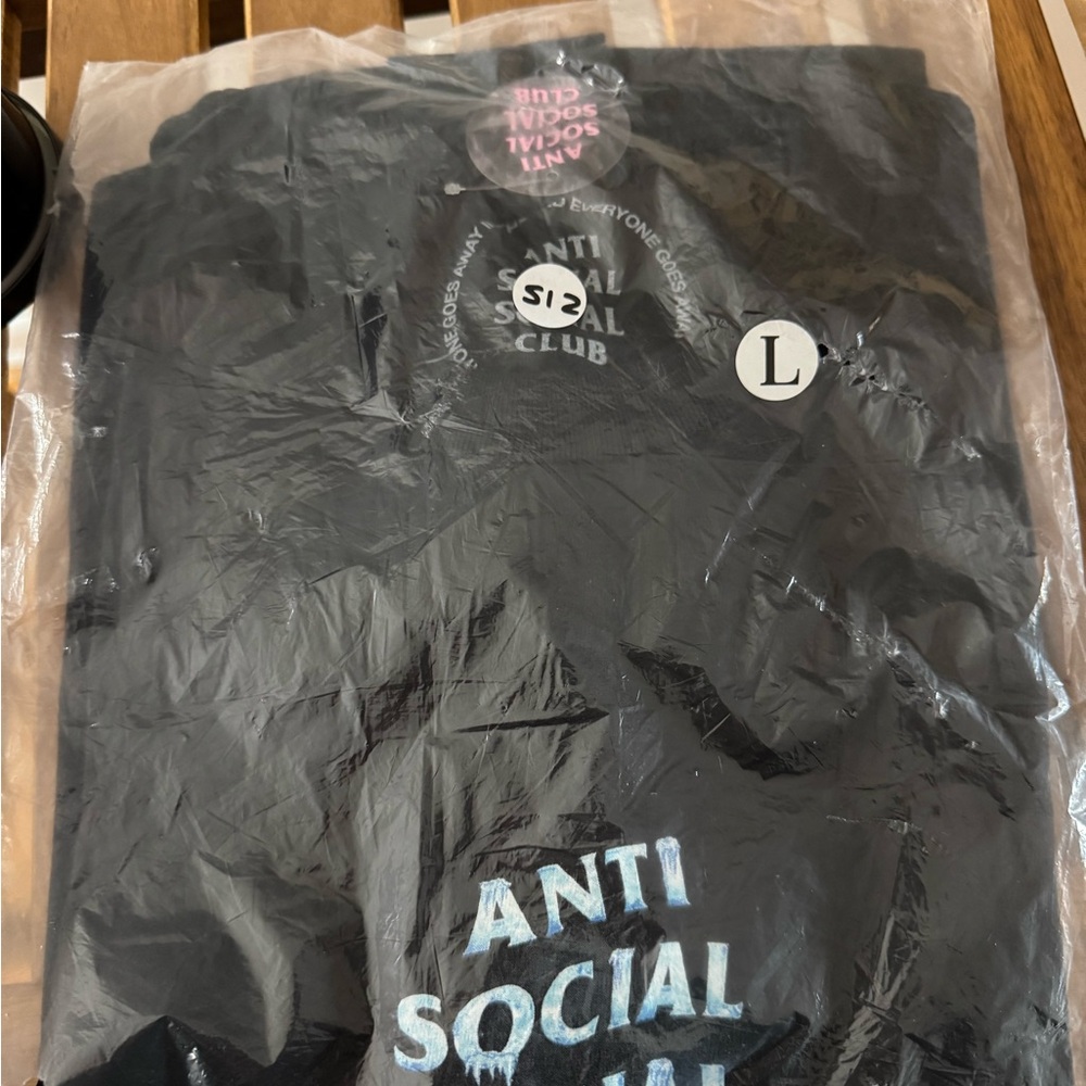 Anti Social Social Club Black Tee NWT